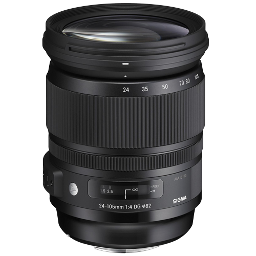 Objetivo artístico Sigma 24-105 mm f/4 DG OS HSM para Nikon F
